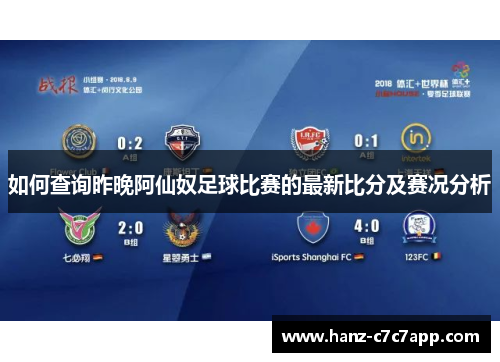 如何查询昨晚阿仙奴足球比赛的最新比分及赛况分析