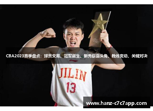CBA2023赛季盘点：球员交易、冠军诞生、新秀崭露头角、教练变动、关键对决